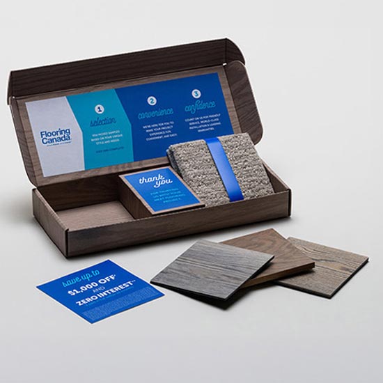 flooring sample box